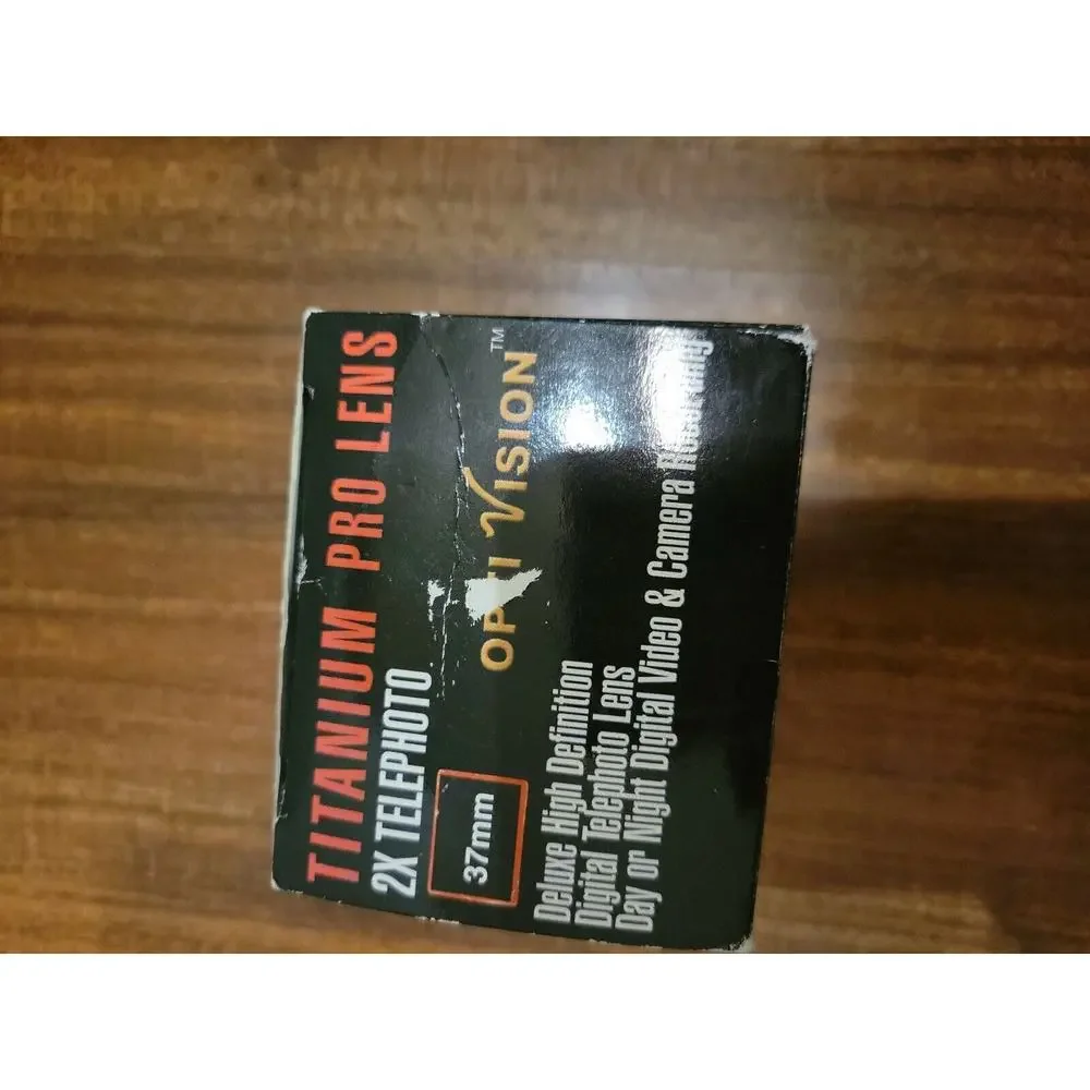Optivision Titanium Pro Lens professional digital 37 mm and other professional